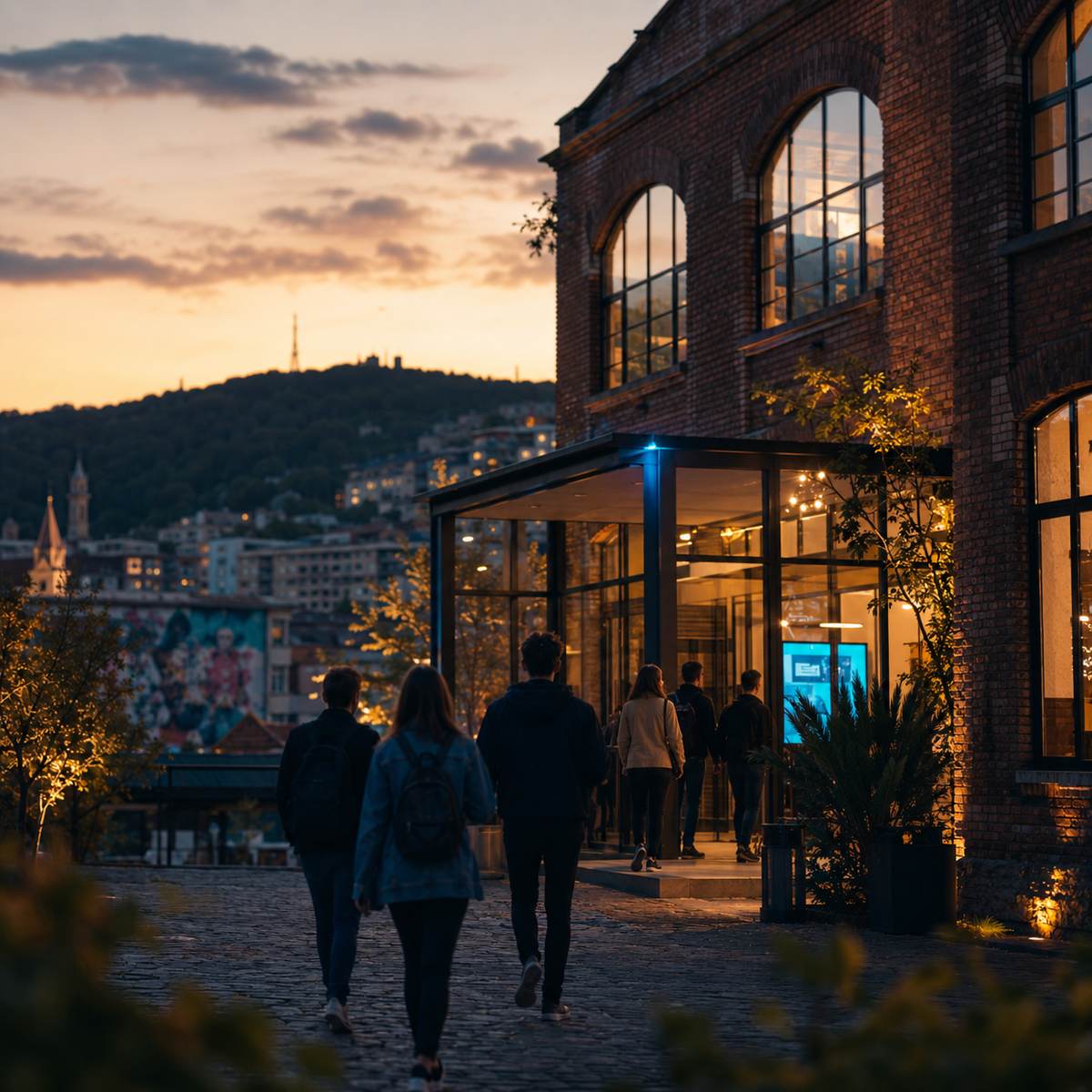 Cluj-Napoca — an EU start-up talent hub at golden hour